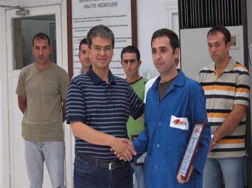 Ayın elemanları ödüllerini aldı